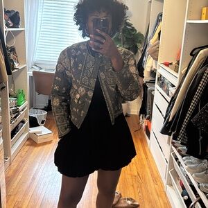 Quilted Cropped Jacket